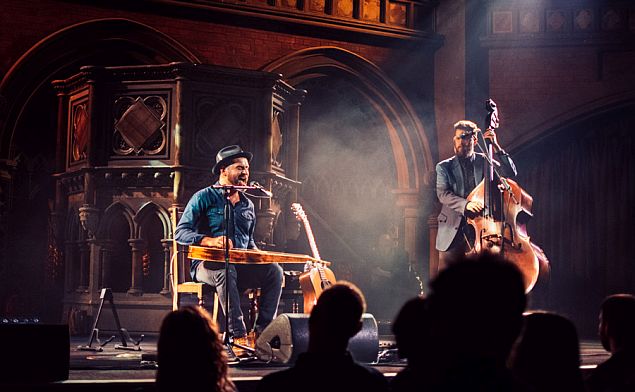 Martin Harley & Daniel Kimbro, 10.3.2018, Union Chapel, Londýn